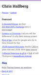 Mobile Screenshot of crhallberg.com