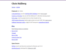 Tablet Screenshot of crhallberg.com